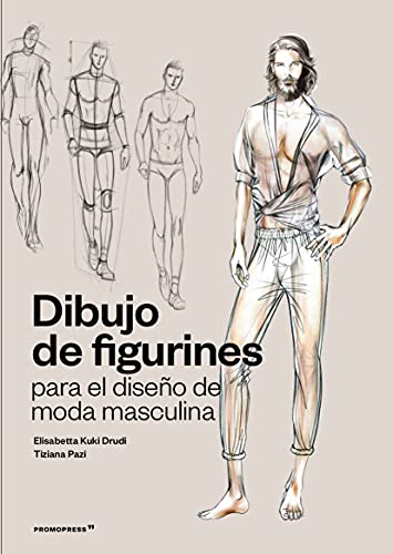 Imagen de archivo de DIBUJO DE FIGURINES PARA EL DISEO DE MODA MASCULINA. a la venta por KALAMO LIBROS, S.L.