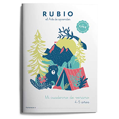 9788417427665: Mi cuaderno de verano RUBIO. 4-5 años: 2
