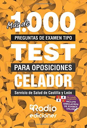 Imagen de archivo de Ms de 1.000 preguntas de examen tipo test para oposiciones Celador. Servicio de Salud de Castilla y Len a la venta por Revaluation Books