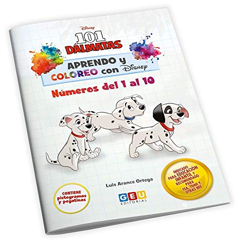 9788417748579: Aprendo y coloreo con Disney: 101 Dálmatas | Cuaderno para Colorear con divertidas actividades | Aprendo Números Del 1 Al 10 | Educación Infantil | (Niños de 3 a 5 años) - DISNEY: 8417748571 - IberLibro 9788417748579: Aprendo y coloreo con Disney: 101 Dálmatas | Cuaderno para Colorear con divertidas actividades | Aprendo Números Del 1 Al 10 | Educación Infantil | (Niños de 3 a 5 años) - DISNEY: 8417748571 - IberLibro
