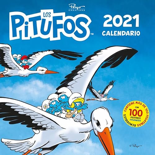 9788417760854: Calendario los Pitufos 2021