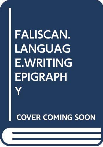Imagen de archivo de Faliscan. Language, Writing, Epigraphy a la venta por AG Library