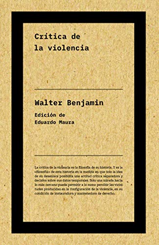 Imagen de archivo de CRTICA DE LA VIOLENCIA (NE) a la venta por Librerias Prometeo y Proteo