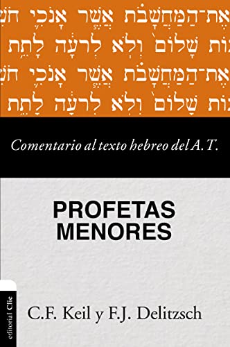 Beispielbild fr Comentario al texto hebreo del Antiguo Testamento - Profetas Menores (Profetas Menores / Prophets Minors) (Spanish Edition) zum Verkauf von BooksRun