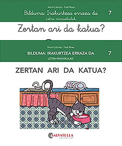 Immagine stock per Zertan ari da katua?: Irakurtzea erraza da 7