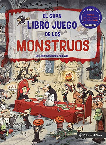 9788418664144: El gran libro juego de los monstruos: Libro divertido para jugar, 3 niveles de juego en un solo libro, encuentra objetos escondidos, 3-8 aos: 2 (Libros juego)