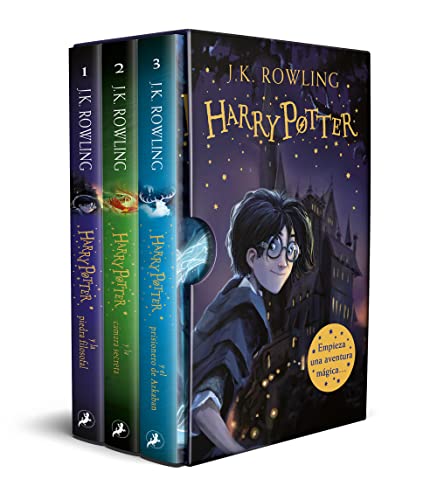 9788418796180: Harry Potter (estuche con las tres primeras novelas): (Contiene La piedra filosofal, La cmara de los secretos, El prisionero de Azkabn)
