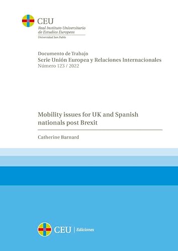 Stock image for Mobility issues for uk and spanish nationals post brexit for sale by Imosver