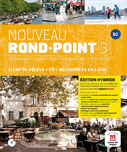 Stock image for Nouveau Rond-Point 3 d. hybride L. lve + CD for sale by Gallix