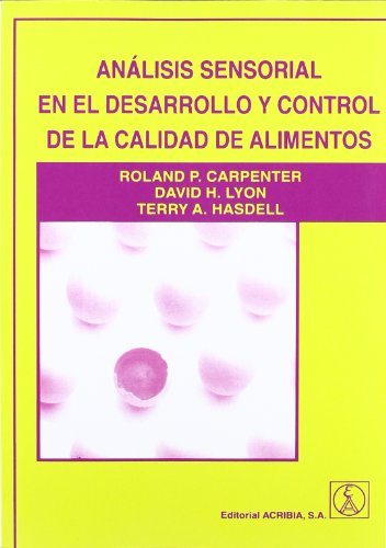 9788420009889: Anlisis sensorial en el desarrollo y control de la calidad de alimentos