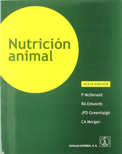 Imagen de archivo de Nutricion animal 6. edicion a la venta por Iridium_Books