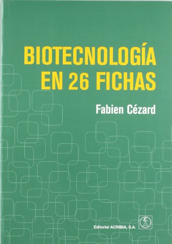 Beispielbild fr BIOTECNOLOGA EN 26 FICHAS zum Verkauf von Zilis Select Books