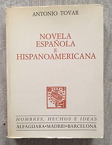 Imagen de archivo de Novela Española e Hispanoamericana a la venta por Doss-Haus Books