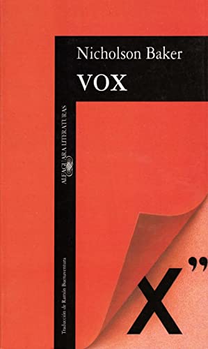 Stock image for Vox (LITERATURAS, Band 717035) for sale by medimops