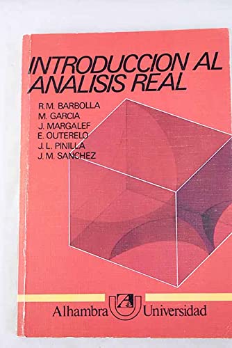 Imagen de archivo de INTRODUCCION AL ANALISIS REAL a la venta por LIBRERA COCHERAS-COLISEO