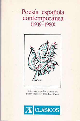 Beispielbild fr Poesia espanola contemporanea: Historia y antologia (1939-1980) (Clasicos) (Spanish Edition) zum Verkauf von Versandantiquariat Felix Mcke