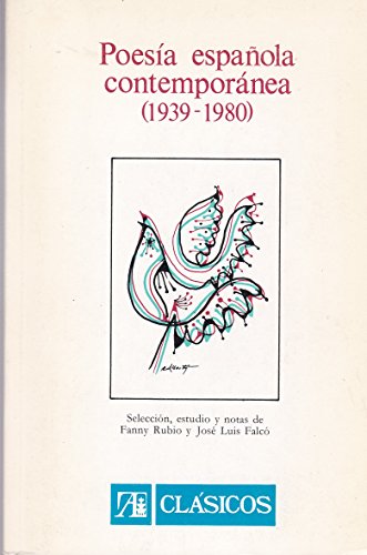 9788420509358: Poesa espaola contempornea: historia y antologa (1939-1980)