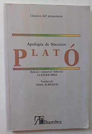 Imagen de archivo de Apologia de Scrates a la venta por Els llibres de la Vallrovira