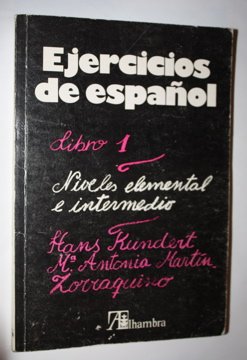 Stock image for Ejercicios de espaol. vol.1 for sale by medimops