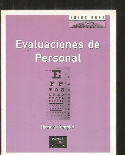 Imagen de archivo de Evaluciones de personal. a la venta por medimops