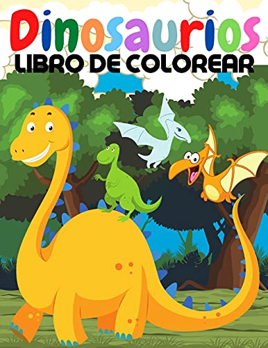 9788420552262: Libro de colorear Dinosaurios: Gran regalo para nios y nias Edades 2-4, 4-8 Lindo libro para colorear de dinosaurios para nios pequeos 50 dinosaurios