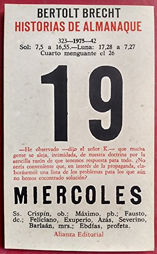 Beispielbild fr HISTORIAS DE ALMANAQUE zum Verkauf von Librera Circus