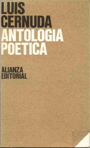 Antologia Poetica - Luis Cernuda