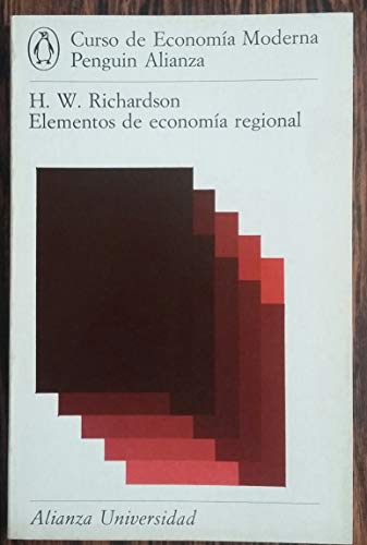 Stock image for Elementos de economa regional RICHARDSON, H. W.- for sale by Iridium_Books