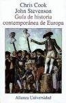 Imagen de archivo de Guia de Historia Contemporanea de Europa/ Guide of the Contemporary History of Europe a la venta por AwesomeBooks