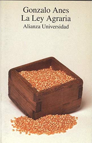 9788420628202: La ley agraria (Alianza universidad) (Spanish Edition)