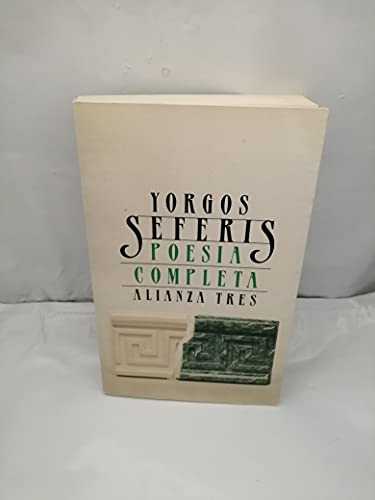 PoesÃ­a completa (Spanish Edition) (9788420631790) by Seferis, Yorgos