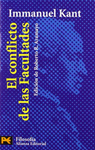 9788420655161: El conflicto de las Facultades (El libro de bolsillo - Filosofa)