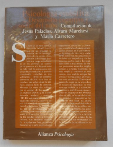 Stock image for PSICOLOGA EVOLUTIVA. 2. Desarrollo cognitivo y social del nio. for sale by Hilando Libros