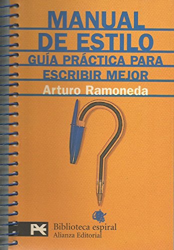 9788420668666: MANUAL DE ESTILO-ALIANZA (BIBLIOTECA ESPIRAL (LB))