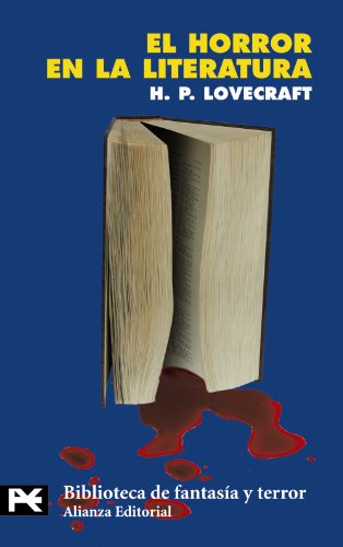9788420673523: El horror en la literatura (El Libro De Bolsillo - Bibliotecas Temticas - Biblioteca De Fantasa Y Terror)