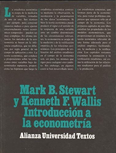 Stock image for Introduccion a la Econometria for sale by Librera 7 Colores
