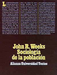 Imagen de archivo de Sociologa de la poblacin: Introduccin a los conceptos y cuestiones bsicas (Alianza Universidad Textos (Aut)) a la venta por Libros Ramban