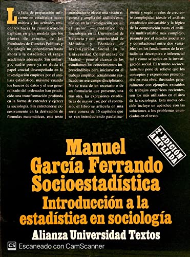 Imagen de archivo de Socioestadistica: Introduccion a la estadistica en Sociologia a la venta por Librera 7 Colores