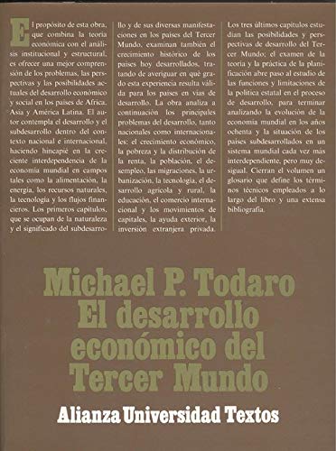 9788420681191: Desarrollo economico del tercer mundo, el