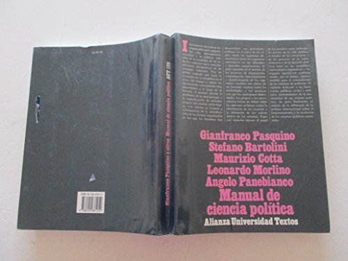 Imagen de archivo de Manual de Ciencia Politica (Spanish EBartolini, Stefano; Pasquino, Gi a la venta por Iridium_Books