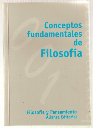 Imagen de archivo de Conceptos fundamentales de filosofia a la venta por medimops