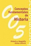 9788420686554: Conceptos fundamentales de historia