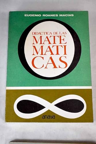 Imagen de archivo de DIDACTICA DE LAS MATEMATICAS a la venta por LIBRERA COCHERAS-COLISEO