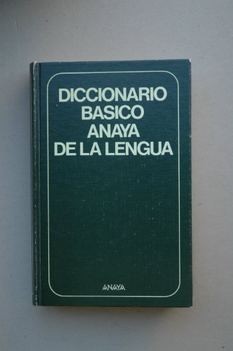 9788420721958: Diccionario basico Anaya de la lengua (Diccionario Anaya)