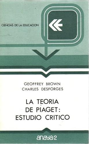 Stock image for La Teora de Piaget: Estudio Crtico for sale by Hamelyn