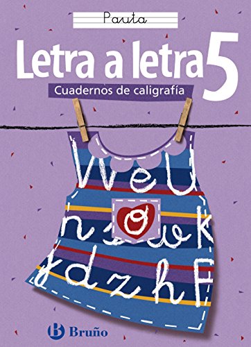 9788421634905: Letra a letra Pauta / Letter by Letter Lines: 5 (Cuadernos de caligrafia / Calligraphy Workbook)