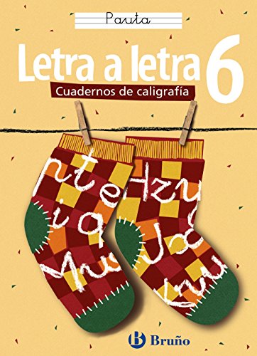 9788421634912: Letra a letra Pauta / Letter by Letter Lines: 6 (Cuadernos de caligrafia / Calligraphy Workbook)