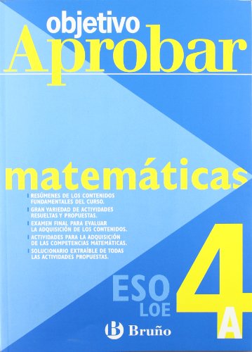 Beispielbild fr Objetivo Aprobar matemticas 4 ESO OP. A zum Verkauf von LIBRERIA PETRARCA