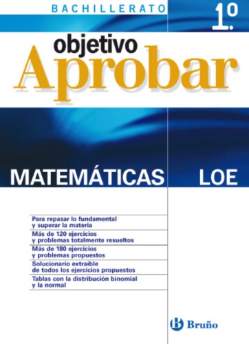 Beispielbild fr Objetivo aprobar Matemticas 1 BachilArce Llach, Fernando; Fernndez- zum Verkauf von Iridium_Books