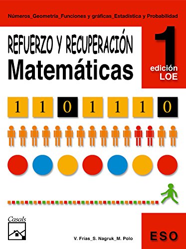 9788421833162: Refuerzo y recuperacin. Matemticas 1